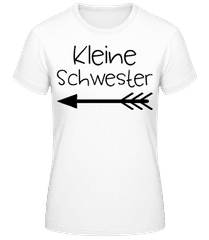 Kleine Schwester Schwarz · Frauen Basic T-Shirt