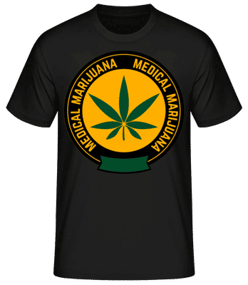 Medical Marijuana - Men's Basic T-Shirt - Black - Front