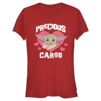 Star Wars - The Mandalorian - The Child Precious - Valentinstag - Frauen T-Shirt - Rot - Vorne