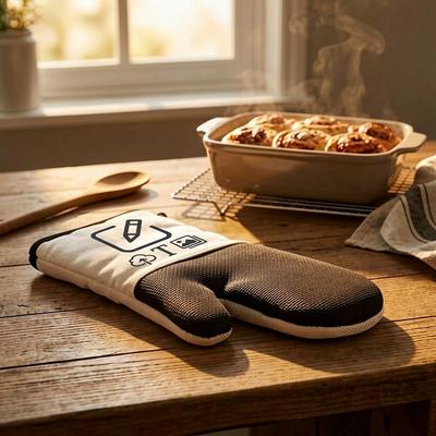 Oven glove - White / Black
