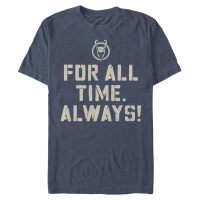 Marvel - Loki - Texte For All Time Always - Homme T-shirt - Bleu marine chiné - Devant