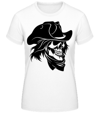 Pirate Skull - T-shirt femme B&C - Blanc - Devant