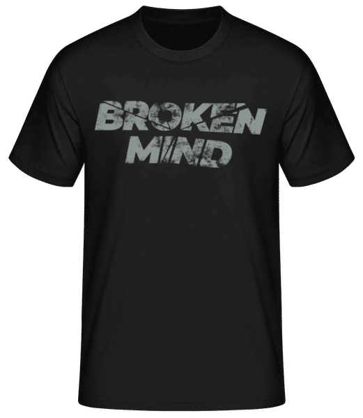Aperçu: Broken Mind - T-shirt homme B&C - Noir - Devant