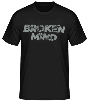Broken Mind - T-shirt homme B&C - Noir - Devant