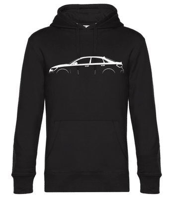 'Audi RS 3 Sedan (8Y)' Silhouette - Men’s Standard Hoodie - Black - Front