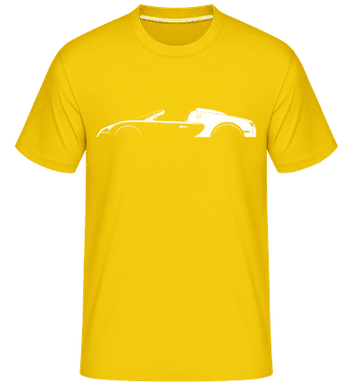 'Bugatti Veyron Grand Sport' Silhouette - T-Shirt Shirtinator homme - Jaune doré - Devant