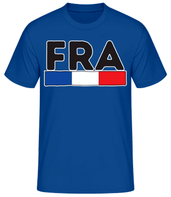 Fußball Frankreich - Männer Basic T-Shirt - Royalblau - Vorne