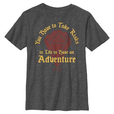 Pixar - En avant - Phoenix Gem Risk for Adventure - Enfant T-shirt - Anthracite chiné - Devant