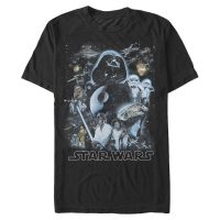 Star Wars - Skupina Galaxy Of Stars - Men's T-Shirt - Black - Front