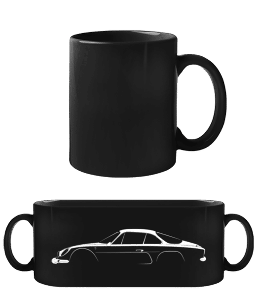 Aperçu: 'Alpine A110 1300 G' Silhouette - Tasse Noire - Noir - Devant