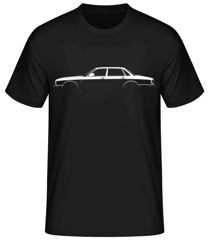 Preview: 'Jaguar XJ (X300)' Silhouette - Men's Basic T-Shirt - Black - Front