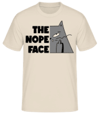 The Nope Face - T-shirt standard Homme - Crème - Devant