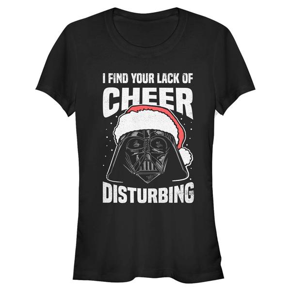Aperçu: Star Wars - Darth Vader Lack Of Cheer - Christmas - Femme T-shirt - Noir - Devant
