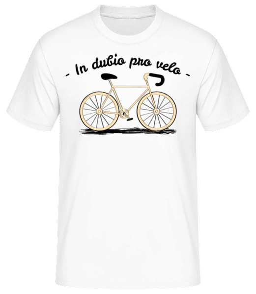 Aperçu: In Dubio Pro Velo - T-shirt standard Homme - Blanc - Devant