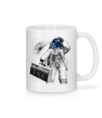 Ghettoblaster Astronaut - Mug - White - Front