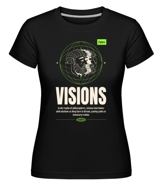 Aperçu: Visions -  T-shirt Shirtinator femme - Noir - Devant