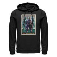 Star Wars - The Mandalorian - Bounty Hunter Bo-Katan & Co Card - Unisex Hoodie - Black - Front
