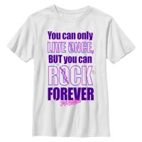 Netflix - Julie And The Phantoms - Text Rock Forever - Niños Camiseta - Blanco - delante