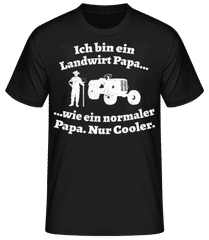Landwirt Papa Nur Cooler · Männer Basic T-Shirt