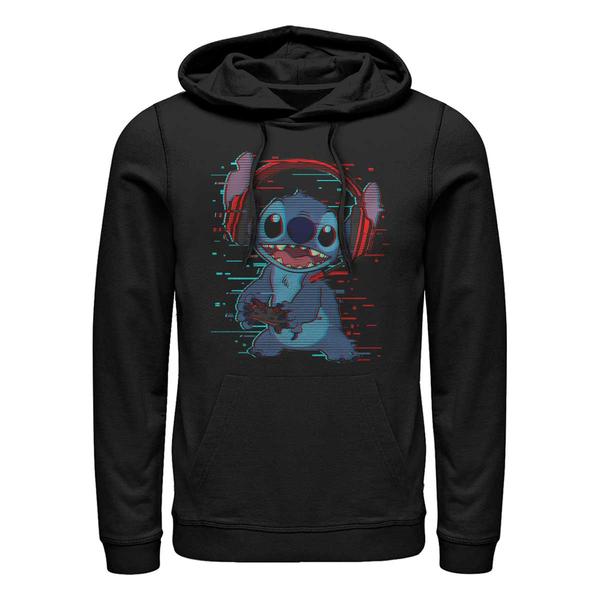 Aperçu: Disney Classics - Lilo & Stitch - Stitch Games - Unisex Sweat à capuche - Noir - Devant