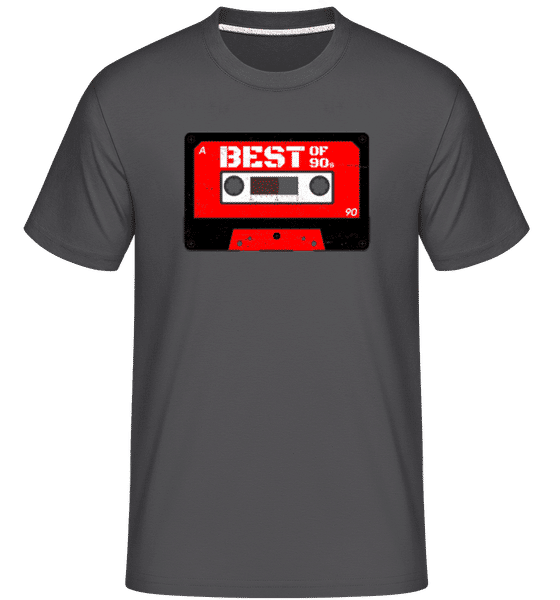 Aperçu: Best Of 90ies -  T-Shirt Shirtinator homme - Anthracite - Devant