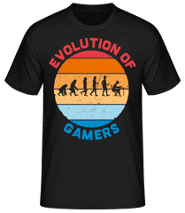 Evolution Of Gamer · Pánske basic tričko