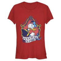 Disney Classics - Mickey Mouse - Donald Duck Sailor Donald Flash - Dámske Tričko - Červená - Predné