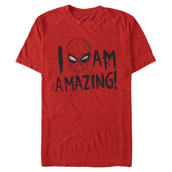 Aperçu: Marvel - Avengers - Spider-Man Amazing Spidey - Homme T-shirt - Rouge - Devant