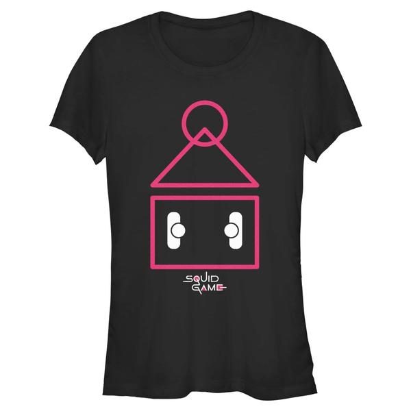 Vorschau: Netflix - Squid Game - Icons Squid Icon - Frauen T-Shirt - Schwarz - Vorne