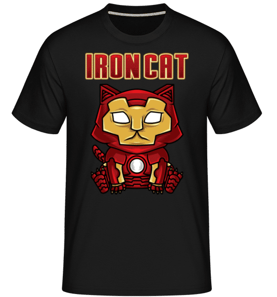 Aperçu: Iron Cat -  T-Shirt Shirtinator homme - Noir - Devant