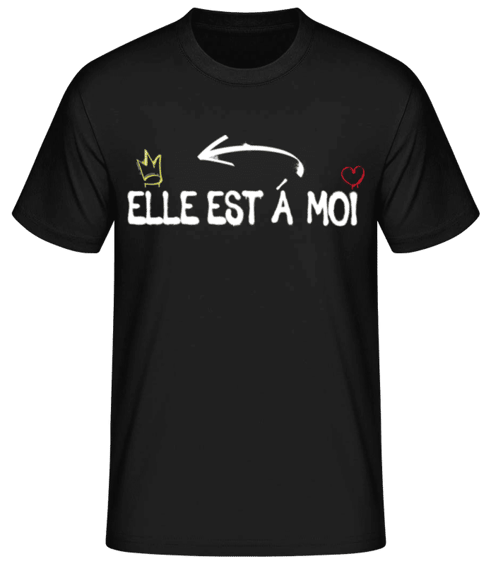 Aperçu: Elle Est À Moi - T-shirt standard Homme - Noir - Devant
