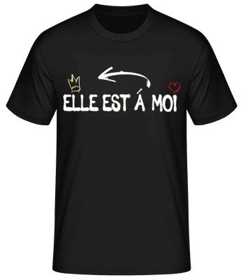 Elle Est À Moi - T-shirt standard Homme - Noir - Devant