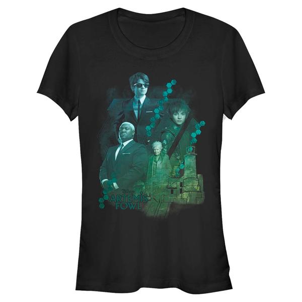 Aperçu: Disney Classics - Artemis Fowl - Skupina Group Gradient - Femme T-shirt - Noir - Devant