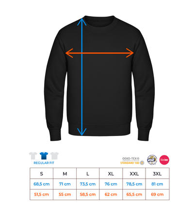 Ugly Ho Ho Ho - Sweatshirt Homme - Noir - Messung