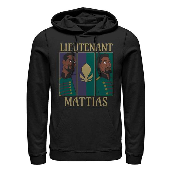 Vorschau: Disney - Eiskönigin - Lieutenant Mattias - Unisex Hoodie - Schwarz - Vorne