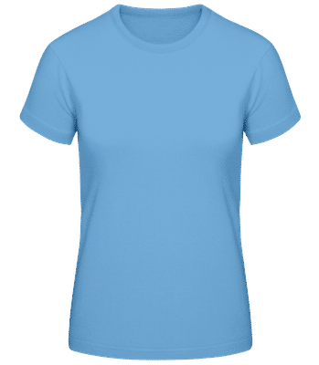 Frauen T-Shirt B&C - Hellblau - Vorne