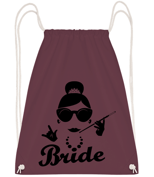 Aperçu: Bride - Sac à dos Drawstring - Bordeaux - Vorn