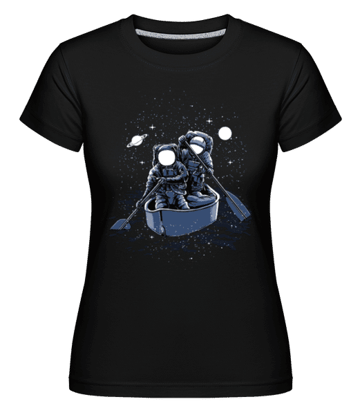 Aperçu: Across The Galaxy -  T-shirt Shirtinator femme - Noir - Devant