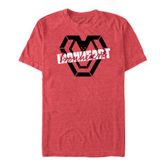 Marvel - Panthère noire Wakanda pour toujours - Iron Heart Stencil - Homme T-shirt