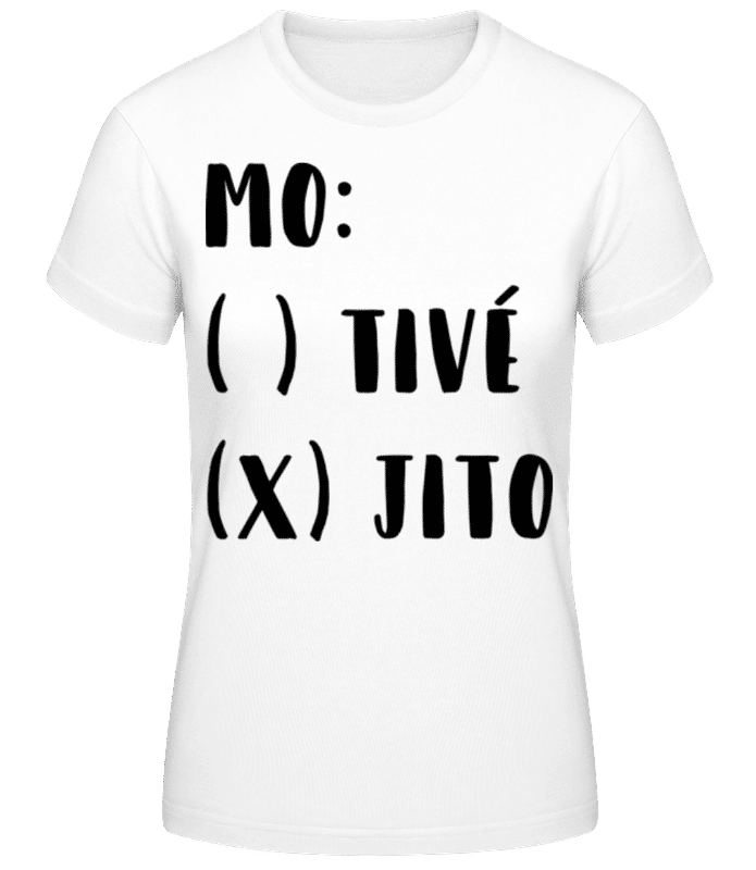 Aperçu: Motivé Mojito - T-shirt femme B&C - Blanc - Devant