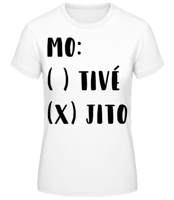 Motivé Mojito - T-shirt femme B&C - Blanc - Devant