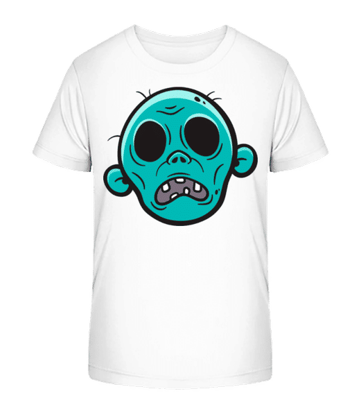 Aperçu: Zombie Sans Yeux - T-shirt bio Enfant Stanley Stella 2.0 - Blanc - Devant