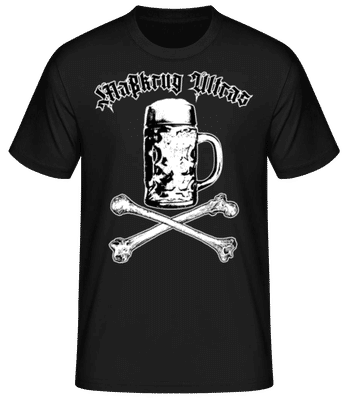 Maßkrug Ultras - Männer Basic T-Shirt - Schwarz - Vorne