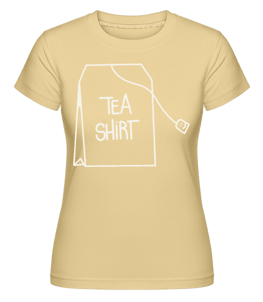 Preview: Tea Shirt -  Shirtinator Women's T-Shirt - Yellow - Front