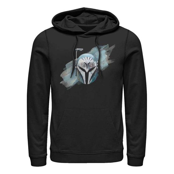 Aperçu: Star Wars - The Mandalorian - Bo-Katan Helmet - Unisex Sweat à capuche - Noir - Devant