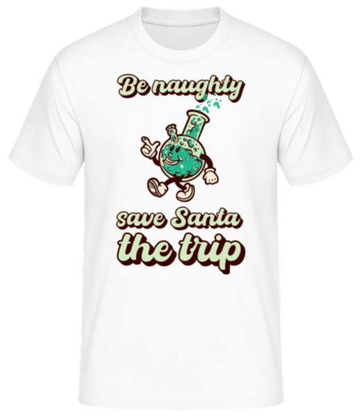 Aperçu: Save Santa The Trip - T-shirt standard Homme - Blanc - Devant