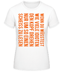 Wenn Du Wüsstest · Frauen Basic T-Shirt