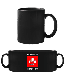 Schweizer Tradition Fondue · Schwarze Tasse