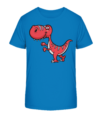 Dinosaure Drôle De Bande Dessiné - T-shirt bio Enfant Stanley Stella 2.0 - Bleu royal - Devant