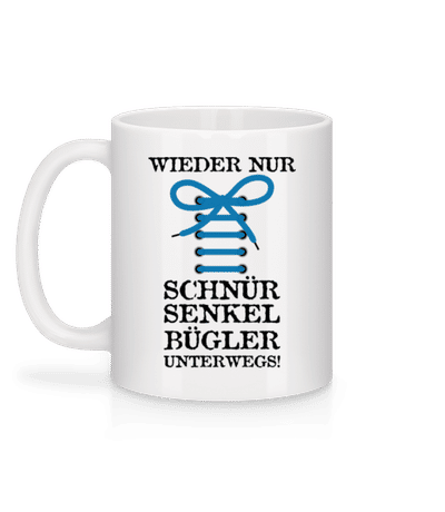 Schnürsenkelbügler - Tasse - Weiß - Hinten